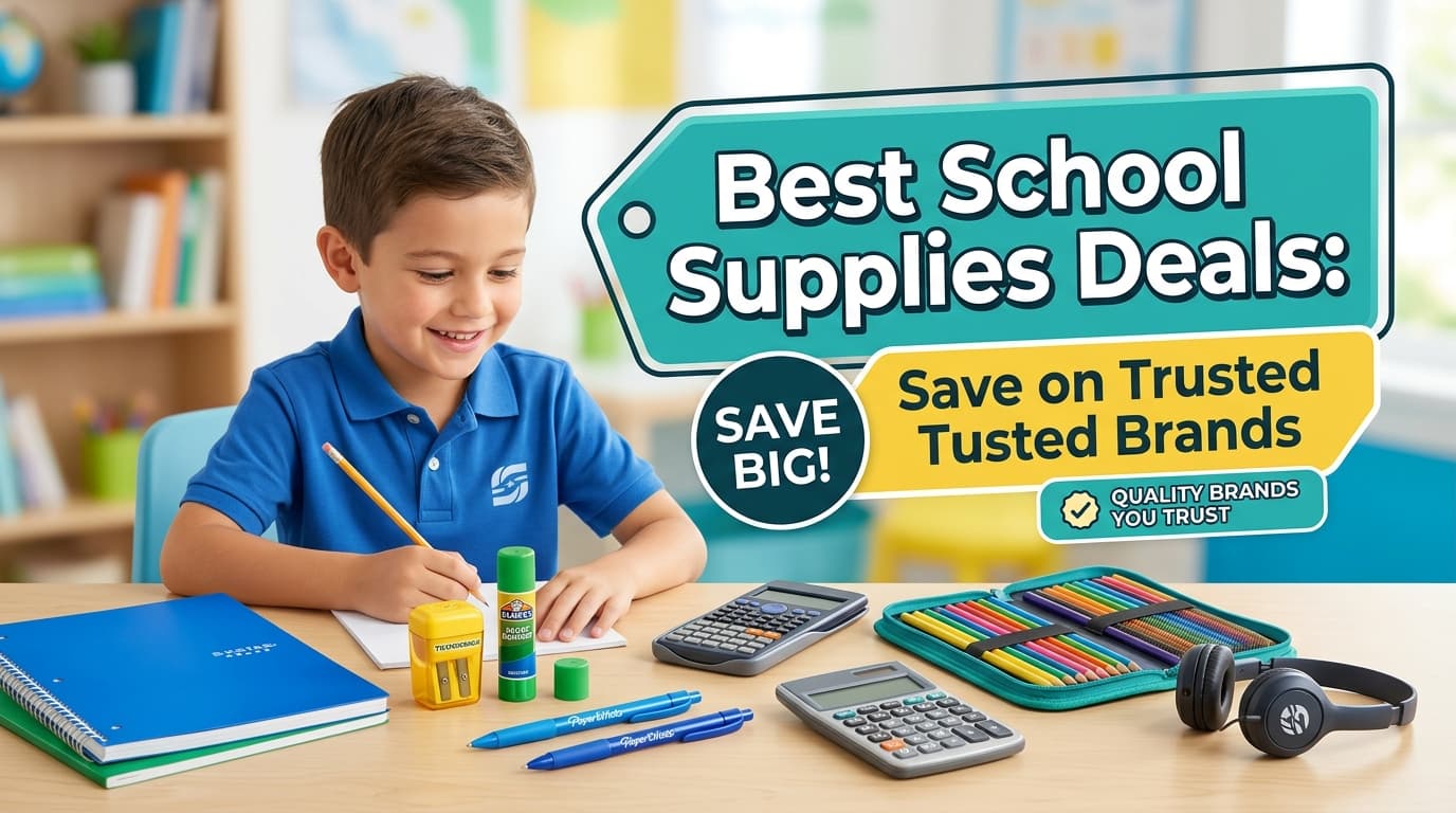 Best School Supplies Deals: Save on Trusted Brands