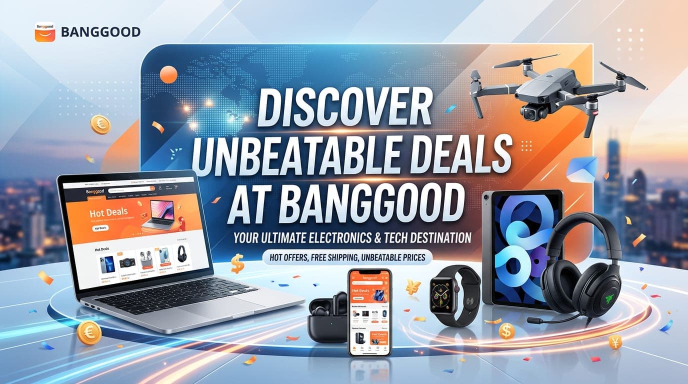Discover Unbeatable Deals at Banggood: Your Ultimate Shopping Destination