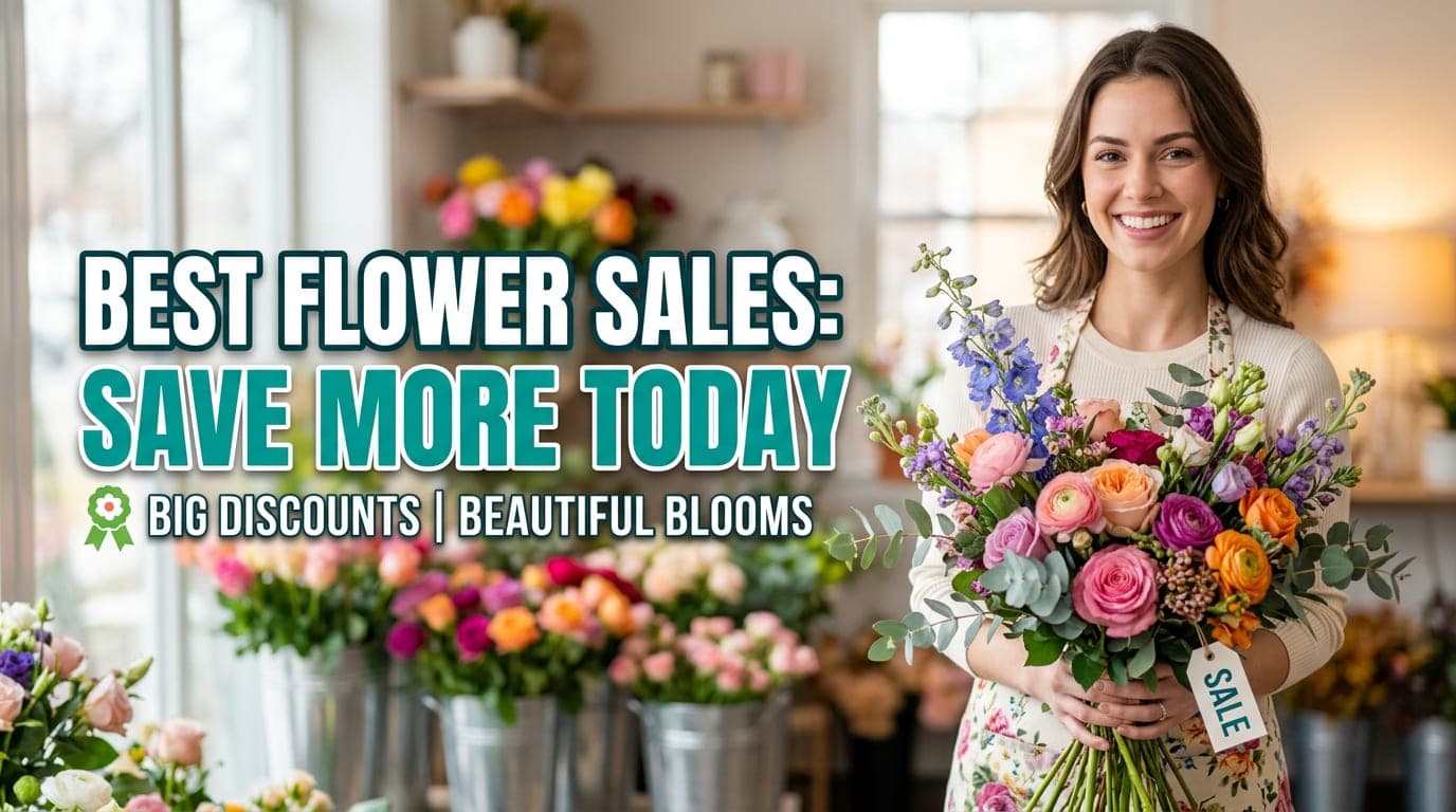 Best Flower Sales: Save More Today