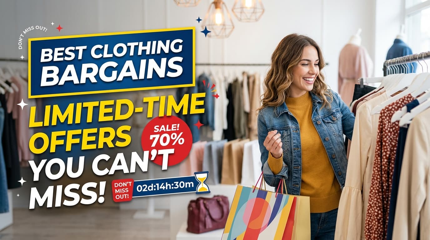 Best Clothing Bargains: Limited-Time Offers You Can't Miss!